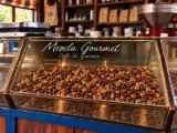 Mostrador de Mezcla Gourmet en Café Wadi